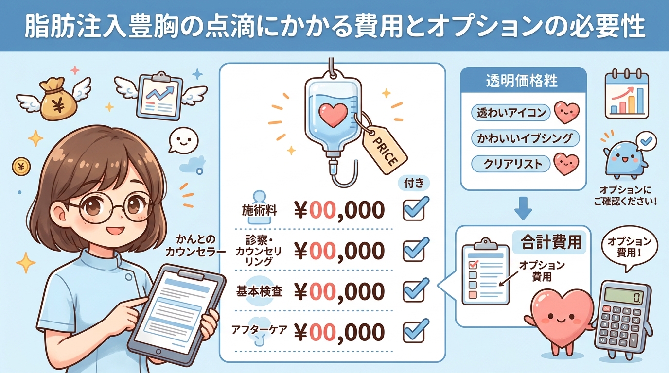 点滴の費用とオプション内容