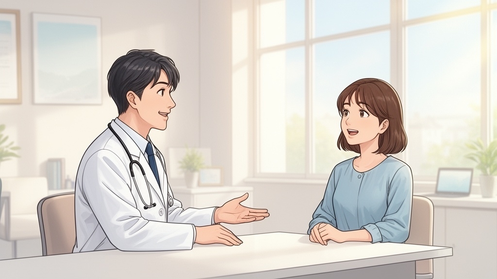 ザクリニックの医師による丁寧な診察とアドバイス