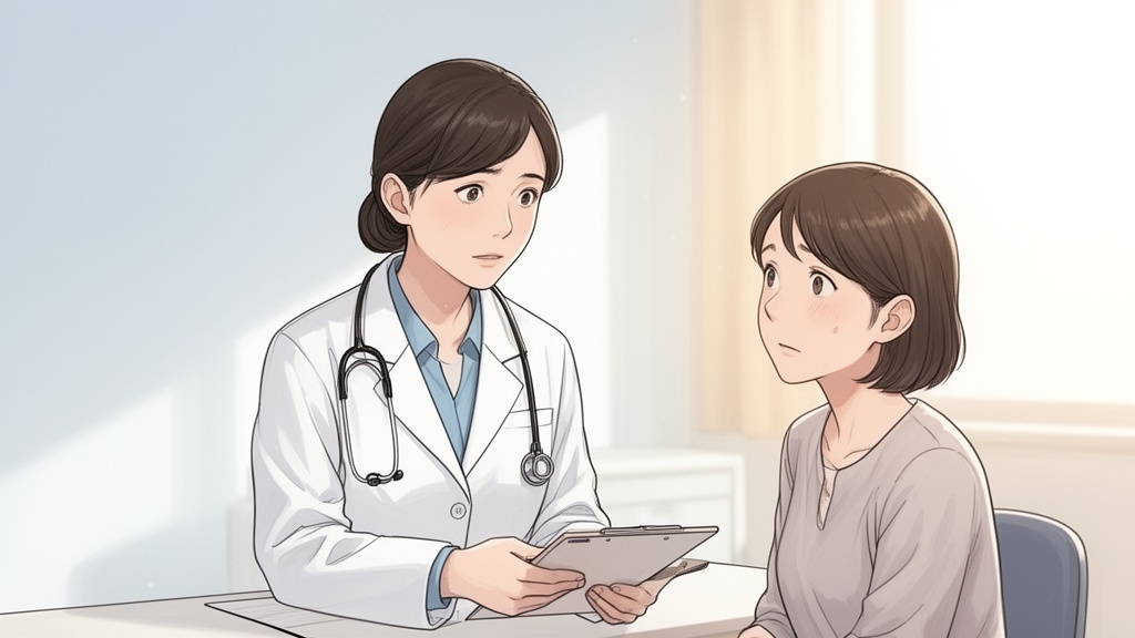 他院での失敗に悩む患者様に寄り添い、修正の可能性を提示するドクター